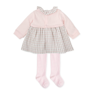 VESTIDO CON LEOTARDOS ROSA - Rosa