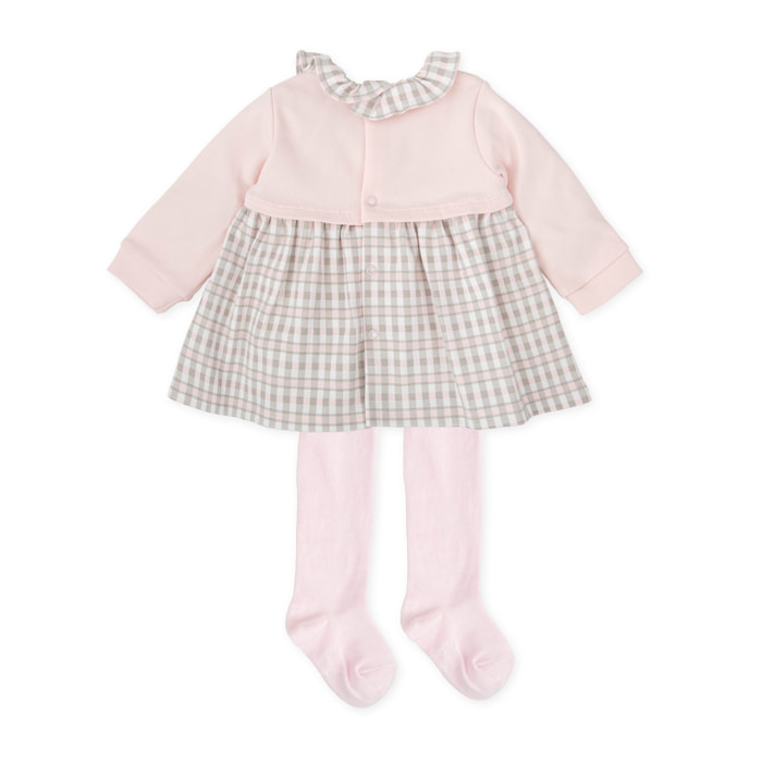 VESTIDO CON LEOTARDOS ROSA - Rosa