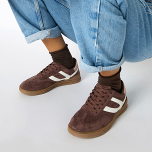 Zapatillas deportivas para mujer marrón oscuro