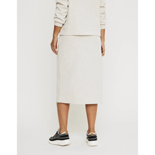 Falda Midi Gris - Rovium