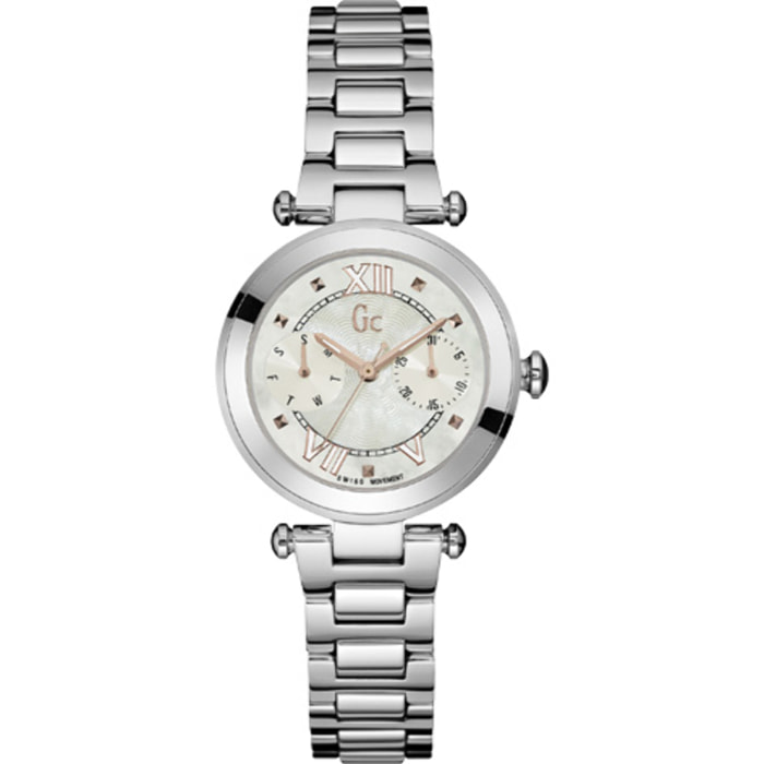 Reloj Gc Y06010L1 Mujer Analogico Cuarzo con Correa de Acero