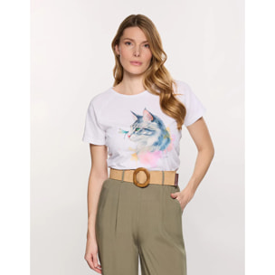 Camiseta Manga Corta Blanco - Demora26