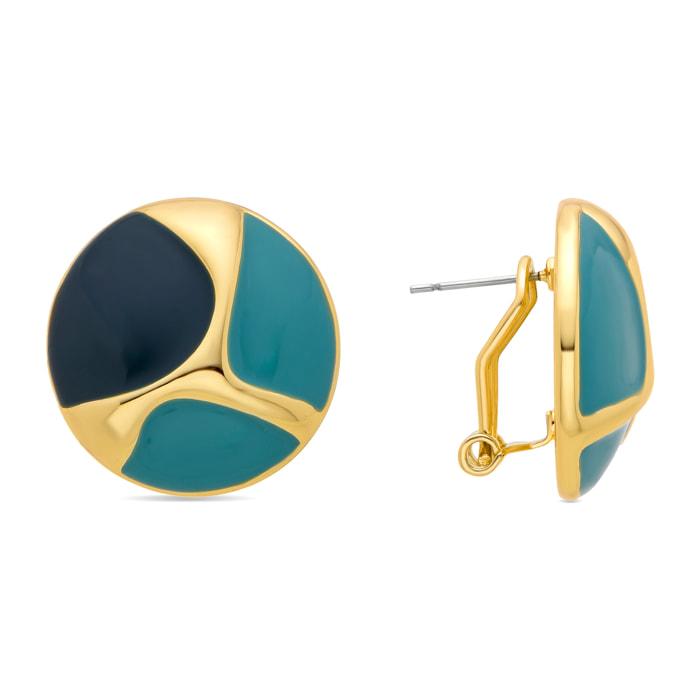 Pendientes acabado en oro amarillo de 18k