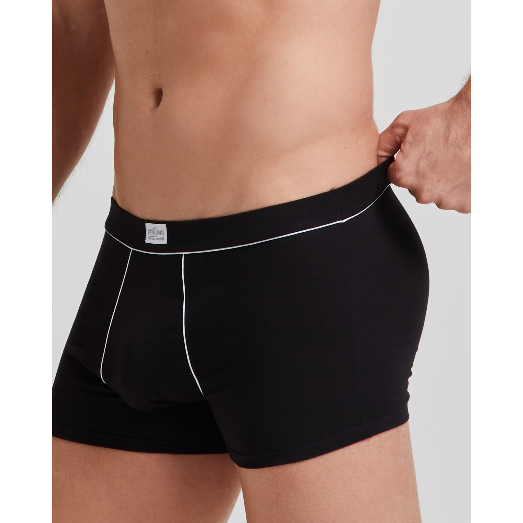 Boxer cotone con dettagli a contrasto