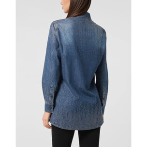 PHILIPP PLEIN Camisa vaquera