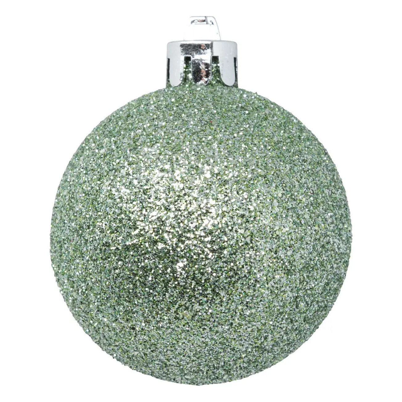 Kit de 18 Boules de Noël vert amande