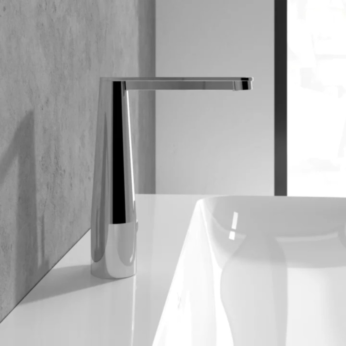 Mitigeur lavabo VILLEROY ET BOCH Conum ouverture coté