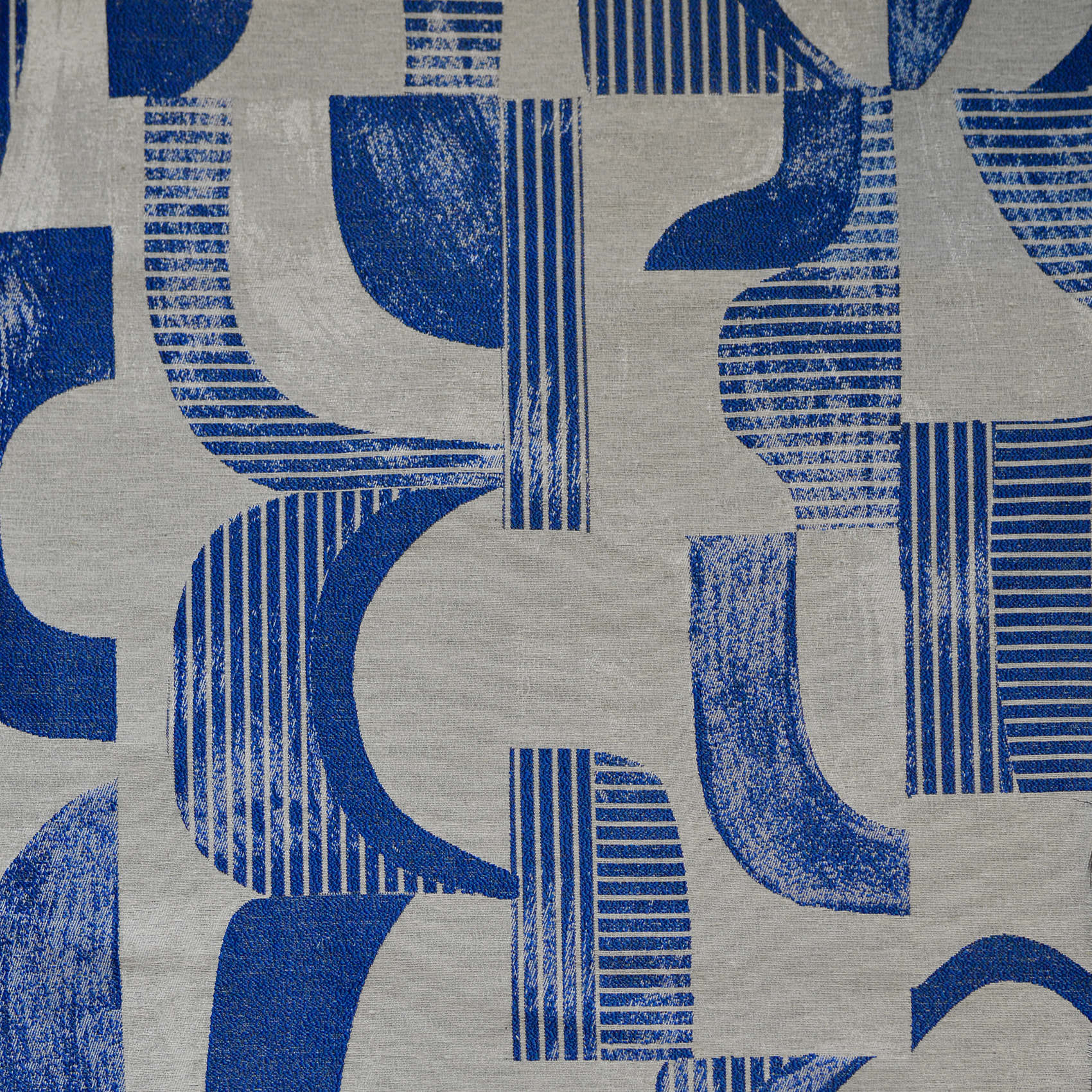 Tissus d'ameublement à motifs indigo - Bleu