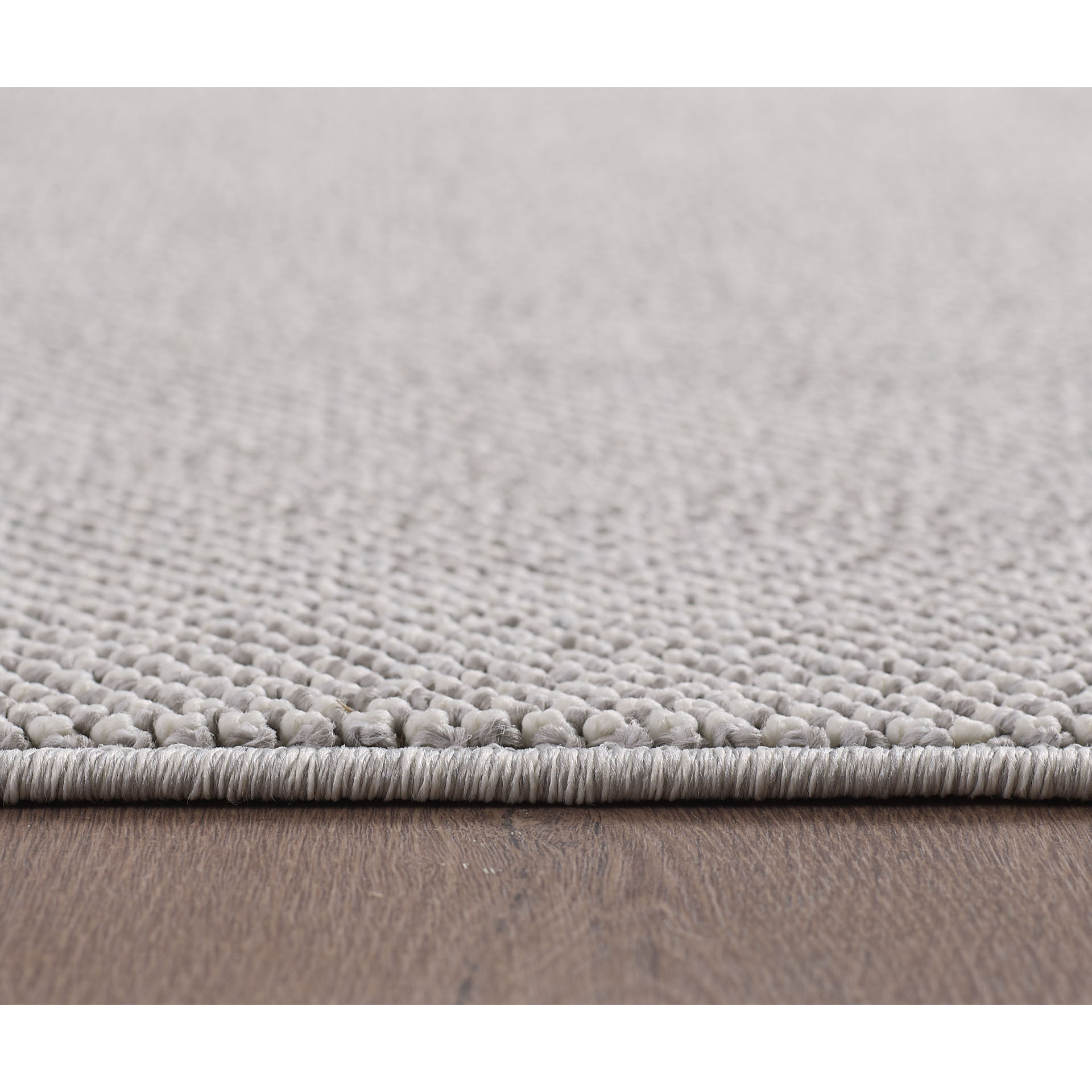 MORELIA - Tapis moderne aspect laine bouclée Silver