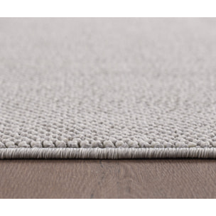 MORELIA - Tapis moderne aspect laine bouclée Silver