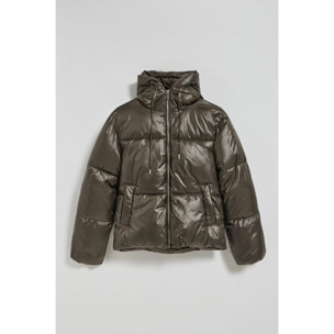 Chaqueta verde corta acolchada Sidney con detalles Polo Club