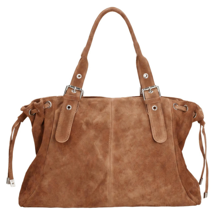 Borsa a mano da donna Made in Italy - Modello Celeste Plus - 100% pelle - 20.0 x 28.5 x 41.0 cm