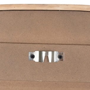 Miroir ovale Jasna bois 113x57cm