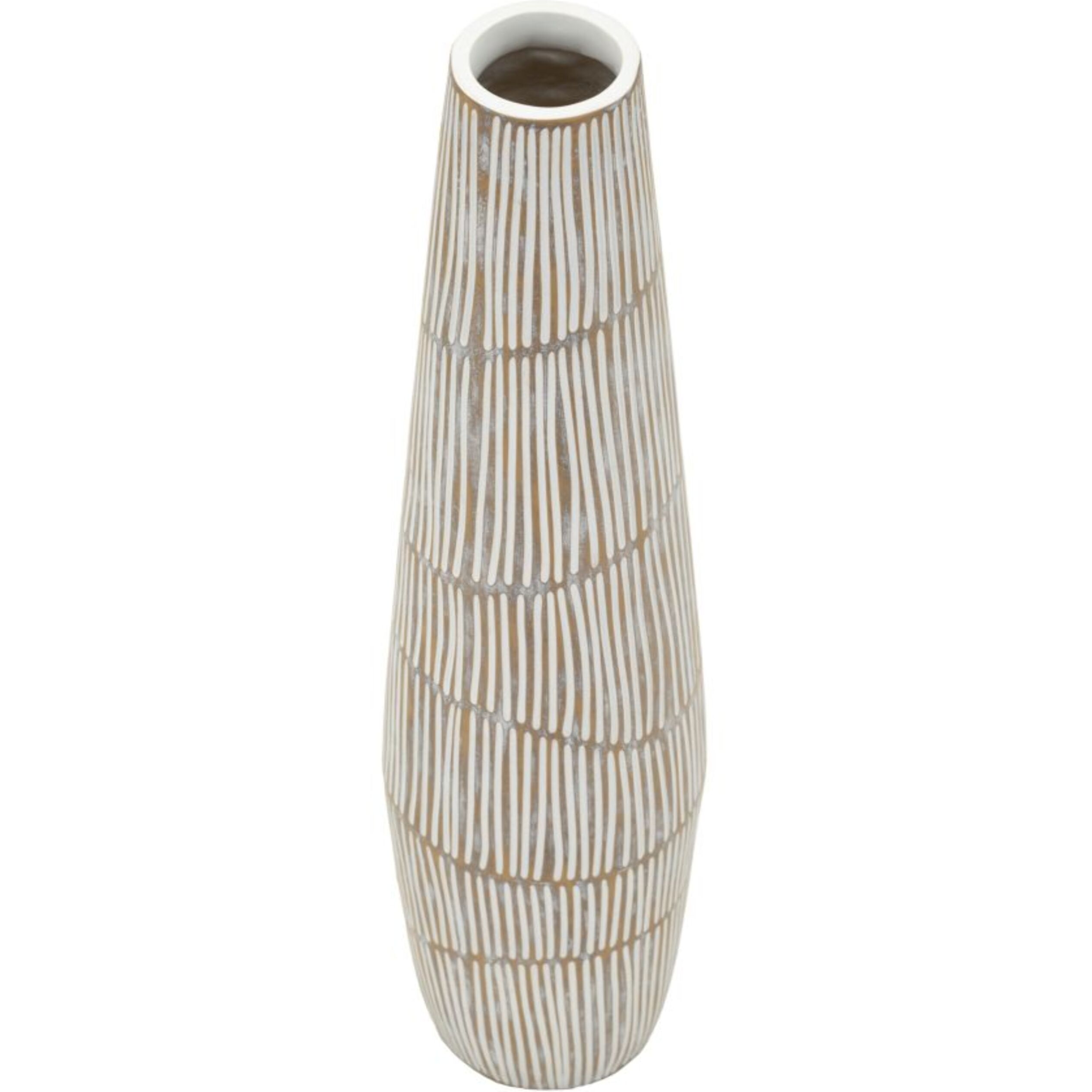 VASO RESINA HANOI CM Ø 17X68,5 (APERTURA CM Ø 6)