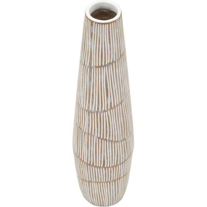 VASO RESINA HANOI CM Ø 17X68,5 (APERTURA CM Ø 6)