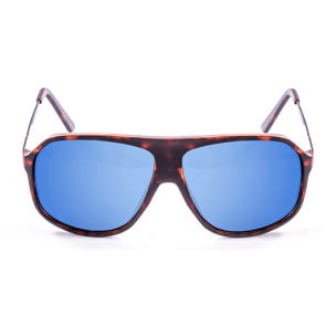 Occhiali da sole OCEAN BAY - montatura opaca light tartarugata marrone e blu