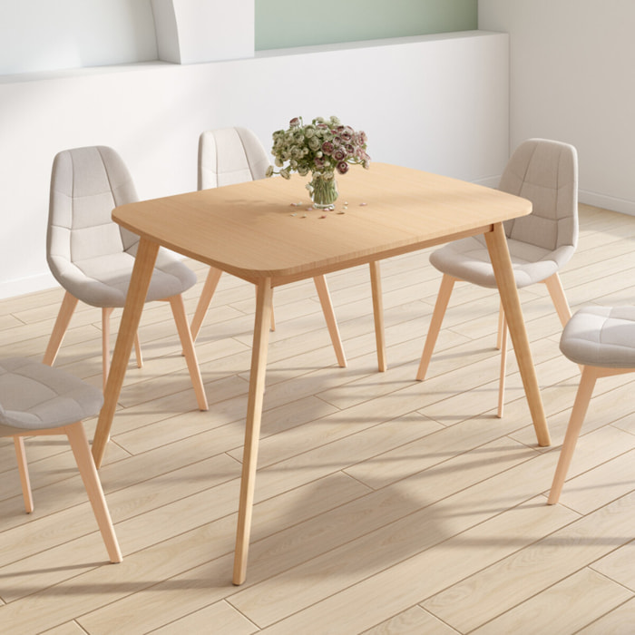 Table à manger extensible Venezia bois 120-160cm