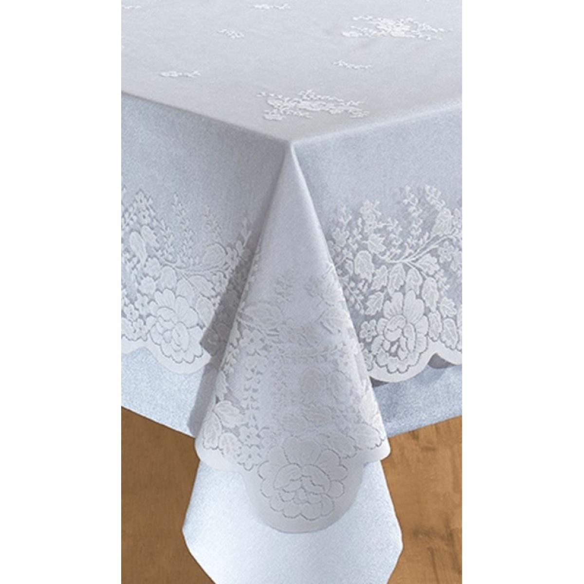 Nappe + Surnappe en dentelle ''Style Vintage'' -Gris