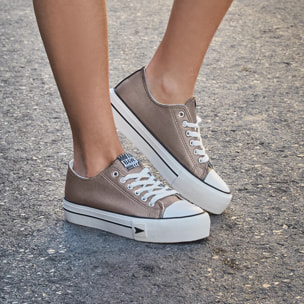 Zapatillas Plataforma Metálicas B&W