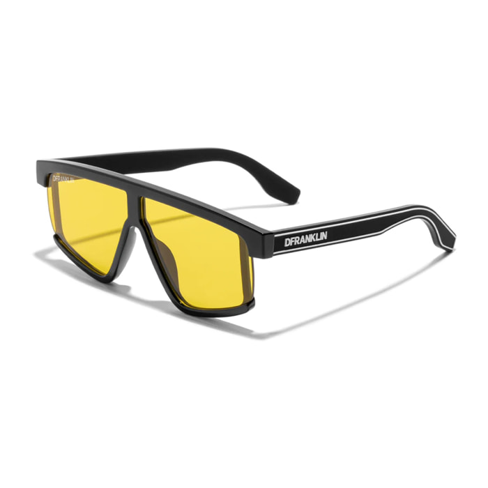 Gafas de Sol Alpha Shiny Black / Yellow D.Franklin