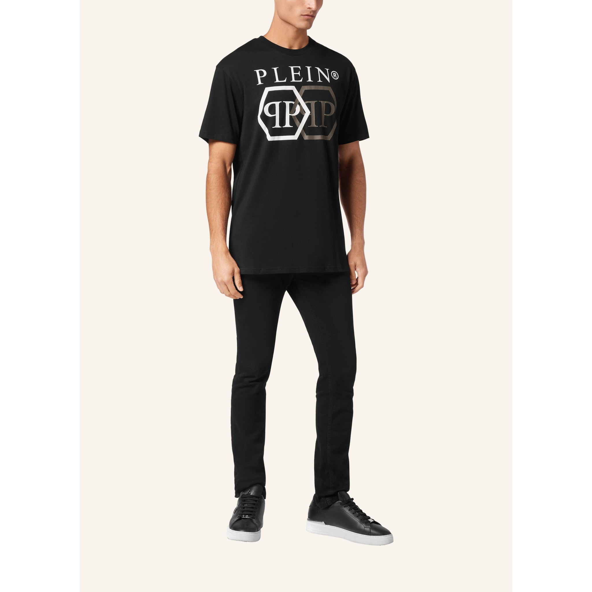 PHILIPP PLEIN Camiseta Cuello Redondo HEXAGON
