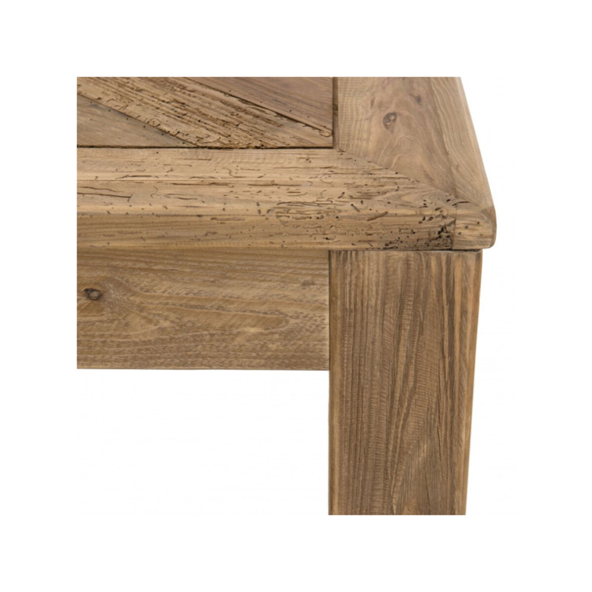 Table de repas rectangulaire 200 cm en pin recyclé - ORIGIN