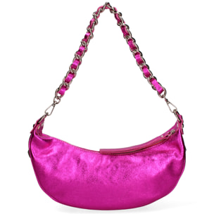 Borsa a spalla  da donna In Vera pelle Made in Italy 32x14x11 cm