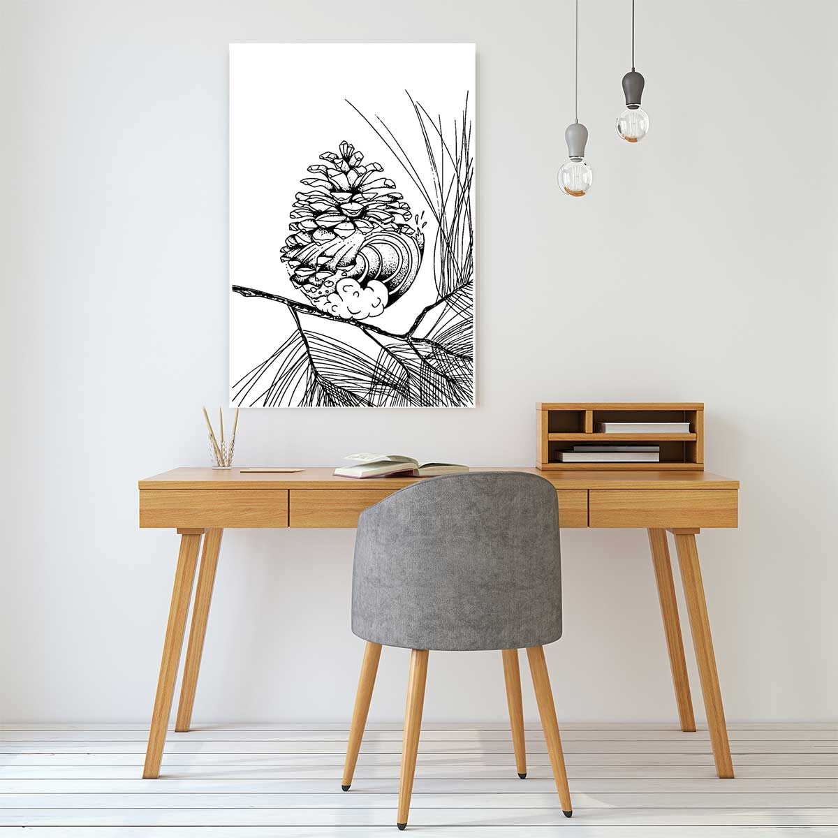 Tableau pigne des Landes Tableau alu Dibond