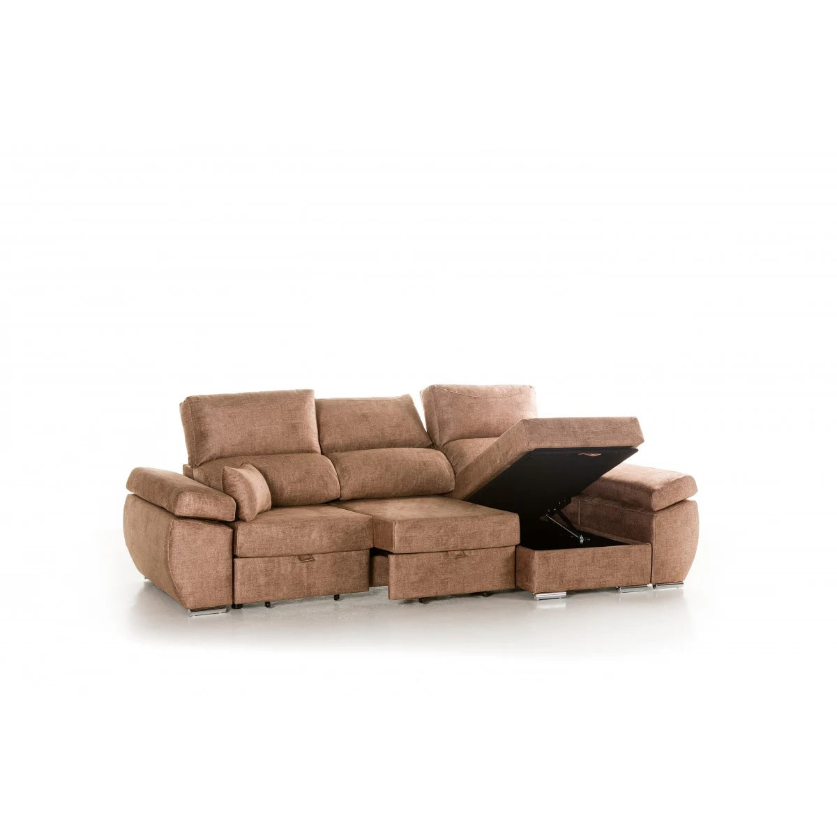 Chaiselongue Reversible Indico Camel Derecha