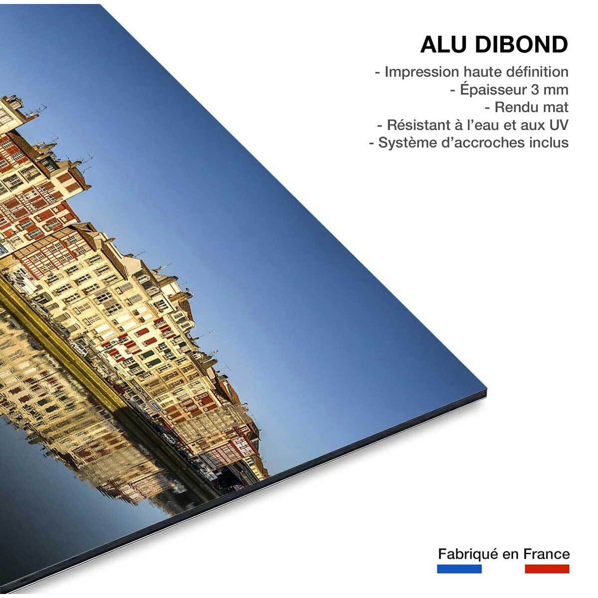 Tableau Tableau photo vue sur bayonne Tableau alu Dibond