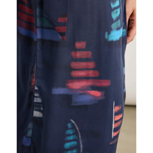 Falda Midi Azul - Viden