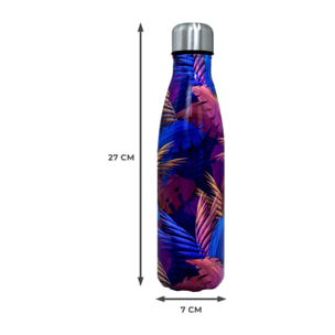Borraccia Termica 500ml Bottiglia Thermos Modello Tropical