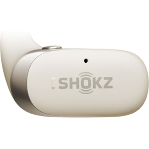 Ecouteurs sport SHOKZ OpenFit 2 Beige
