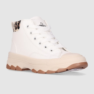 Deportivos - Blanco - Tacón: Bajo