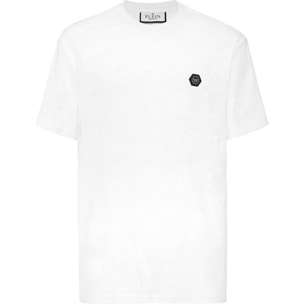 PHILIPP PLEIN Camiseta de cuello redondo y manga corta CREST