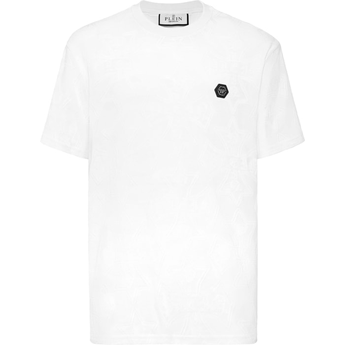 PHILIPP PLEIN Camiseta de cuello redondo y manga corta CREST