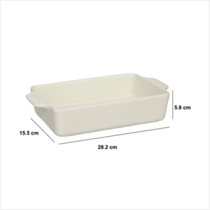 Plat à four en céramique 23x14cm