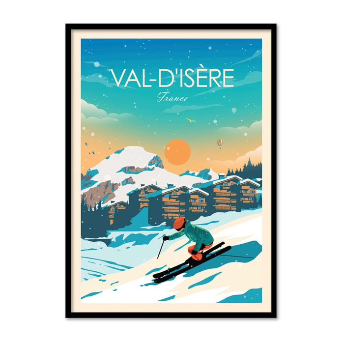 Art-Poster - Val-d'Isere - Studio Inception - 50 x 70 cm