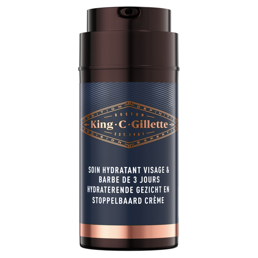 Soin Hydratant Visage Et Barbe De 3 Jours King C. Gillette 100 ml