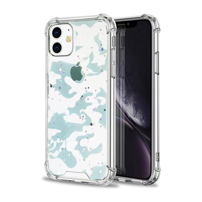 Custodia in TPU ad alta protezione con design mimetico urbano per iPhone 12 Mini