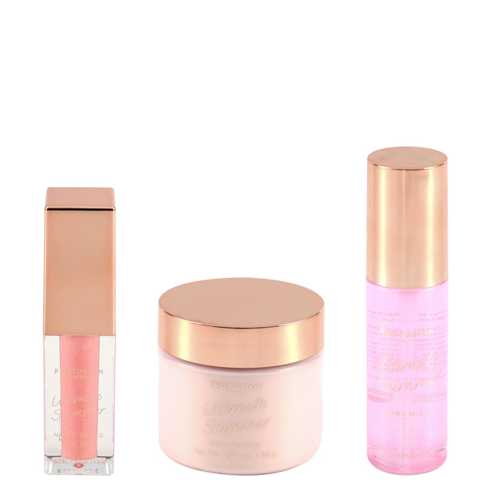 Ultimate Shimmer - Coffret Brume Pailletée 56 ml + 2 Produits