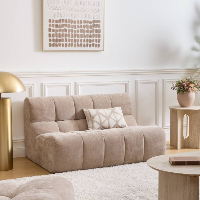 Coussin Dune 30x50cm jacquard beige