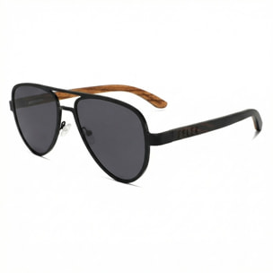 Gafas de Sol Feler 1803-11 Polarizadas de Madera Unisex 56 mm