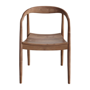 Chaise en bois de teck biseauté - Lombok