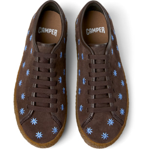 Sneakers - CAMPER Peu Terreno - Marrone - Pelle scamosciata