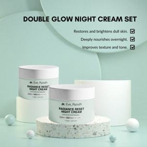 Crema de noche Radiance Reset x2