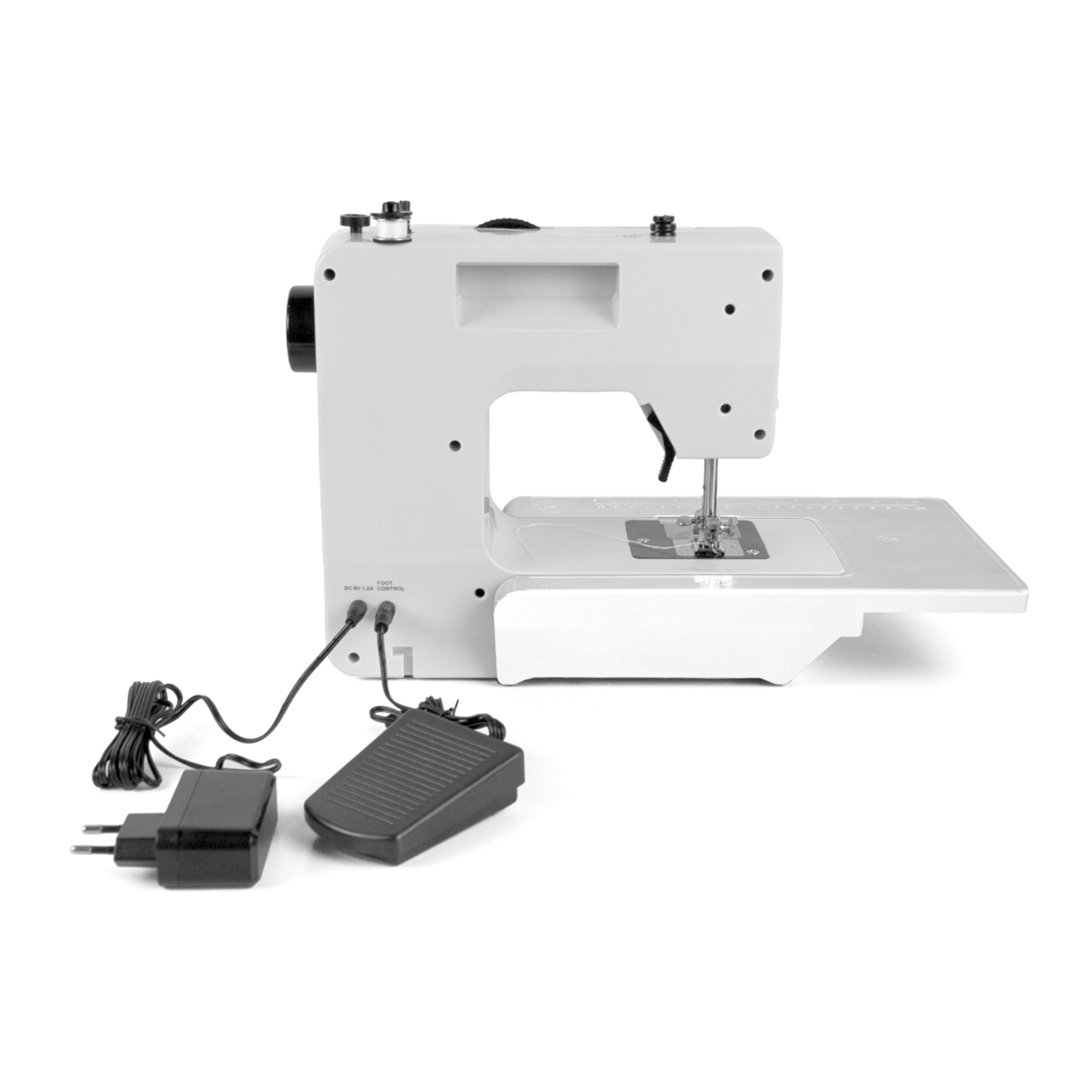 PRIXTON Máquina de coser P125 - 38 Puntadas - 2 Velocidades - Tabla Expandible