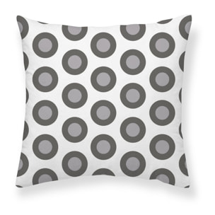 Pack 2 fundas de cojín deco SPHERER GRIS Nordic-Home