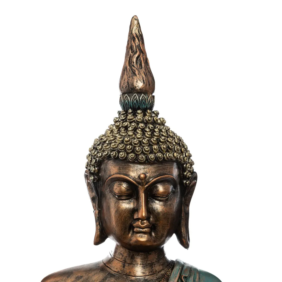 Statuette "Bouddha" assis - résine H73 cm