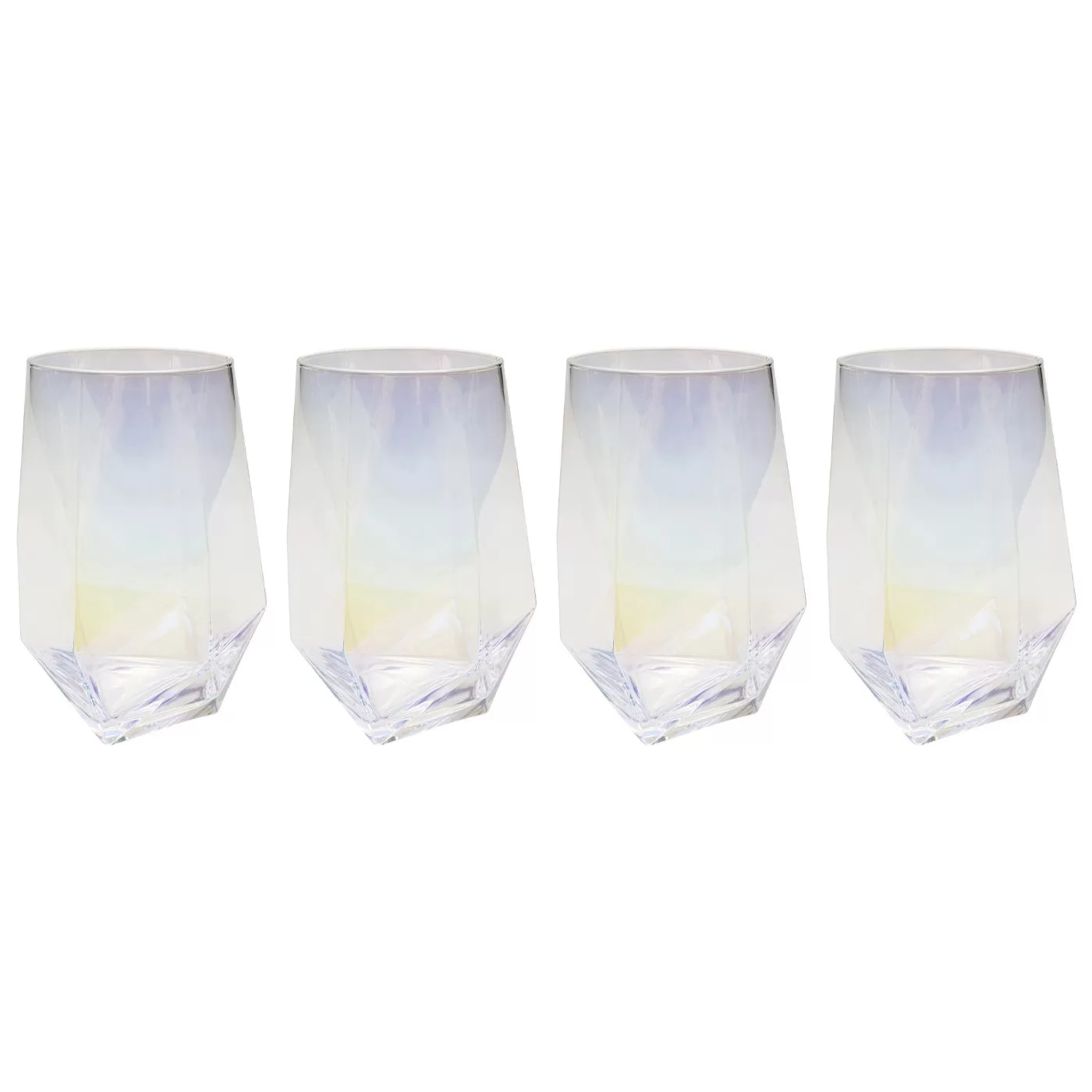 Verres à eau Diamond 15cm set de 4 Kare Design